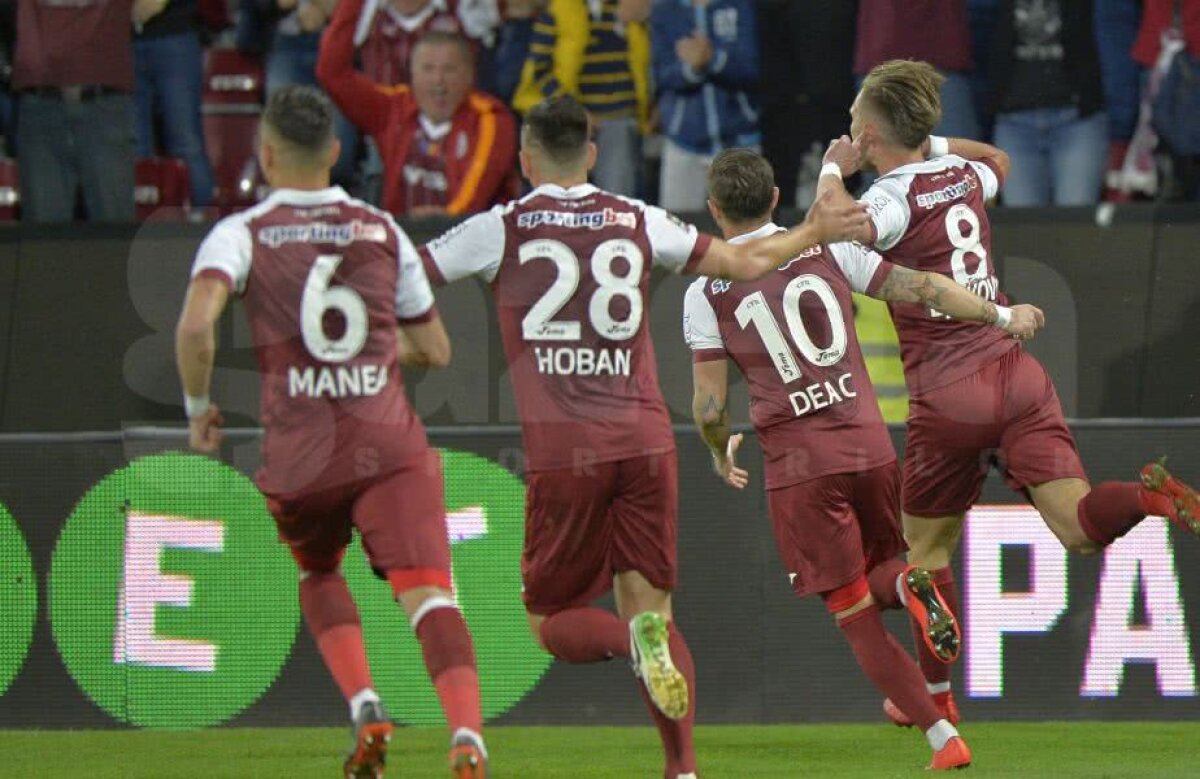 FOTO + VIDEO CENTENAR în Gruia! CFR Cluj este campioana 100 a Ligii 1, după 1-0 cu Viitorul! Al patrulea titlu din istoria clubului ardelean, care o egalează pe U Craiova