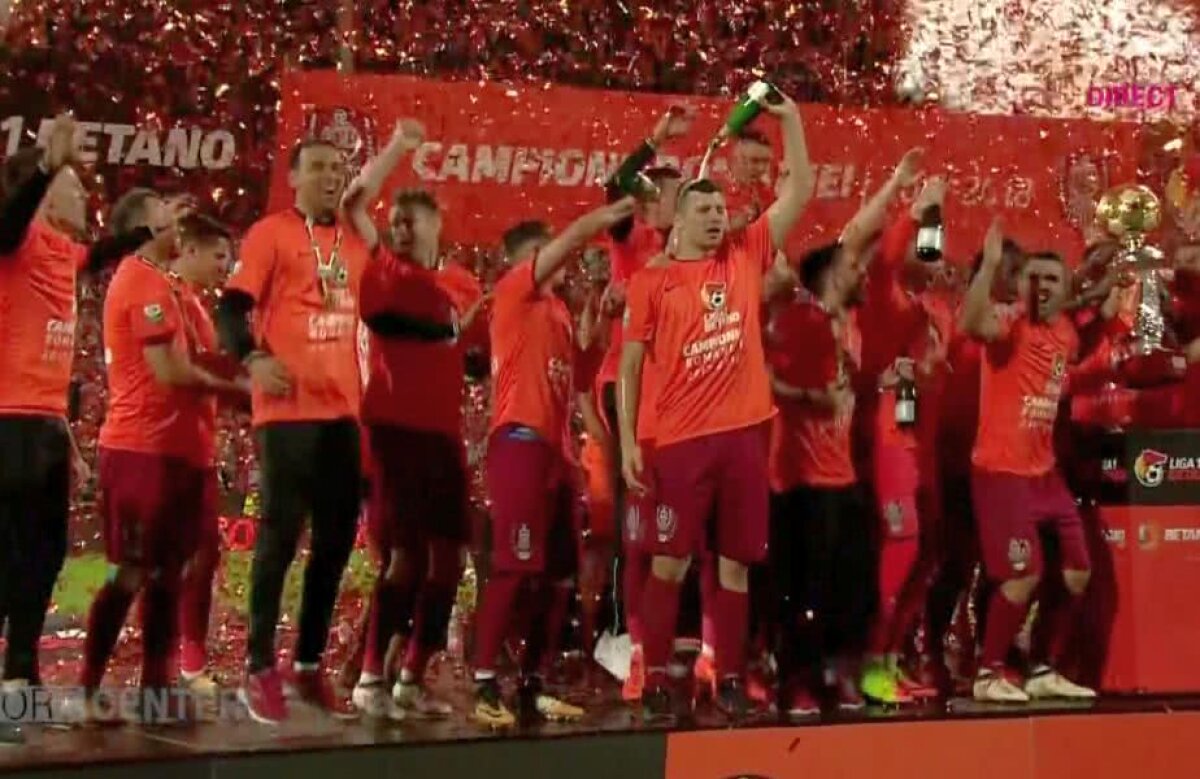 FOTO + VIDEO CENTENAR în Gruia! CFR Cluj este campioana 100 a Ligii 1, după 1-0 cu Viitorul! Al patrulea titlu din istoria clubului ardelean, care o egalează pe U Craiova