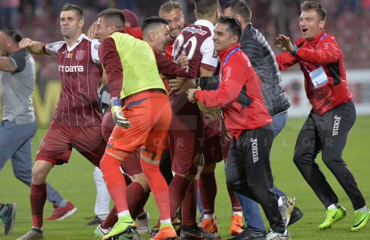 CFR CLUJ CAMPIOANĂ // GALERIE FOTO Fiesta la Cluj! » Imaginile bucuriei: cum au celebrat fotbaliștii CFR-ului al 4-lea titlu din istorie