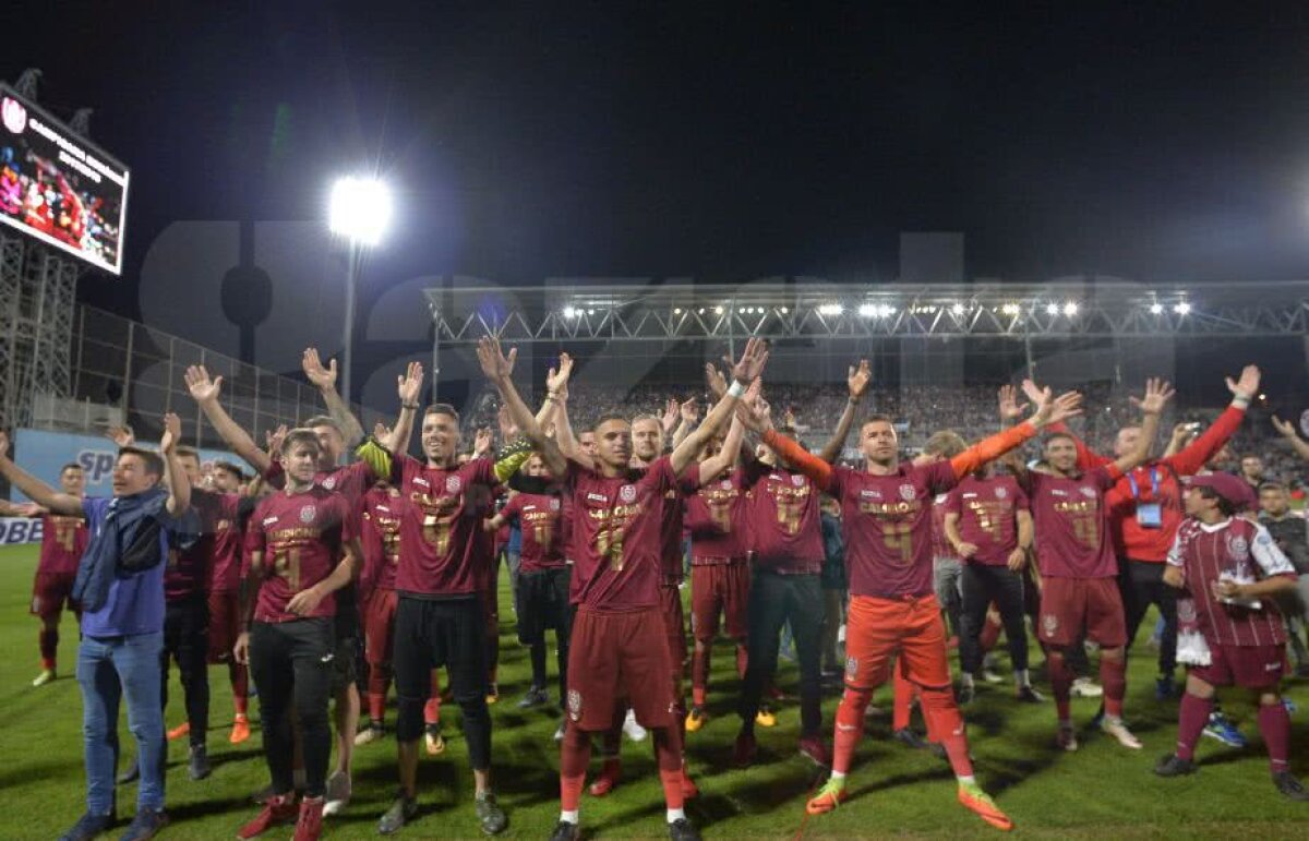 CFR CLUJ CAMPIOANĂ // GALERIE FOTO Fiesta la Cluj! » Imaginile bucuriei: cum au celebrat fotbaliștii CFR-ului al 4-lea titlu din istorie