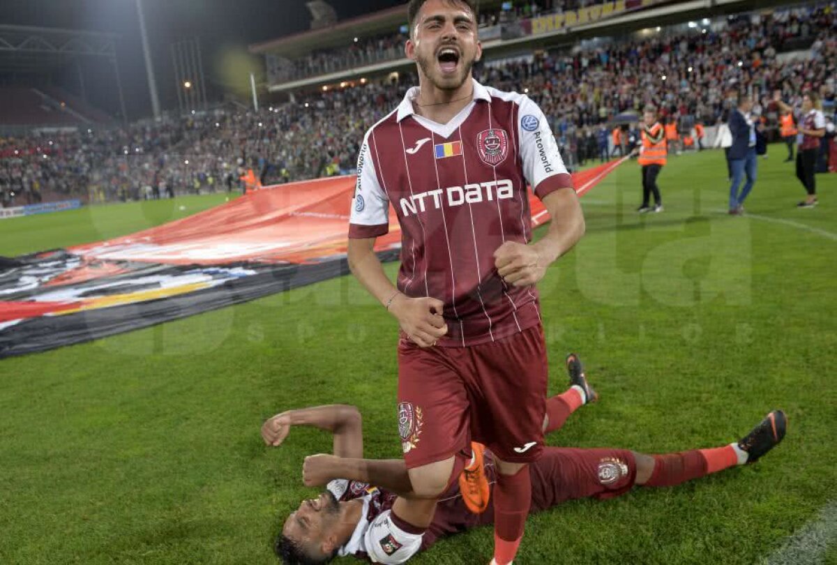 CFR CLUJ CAMPIOANĂ // GALERIE FOTO Fiesta la Cluj! » Imaginile bucuriei: cum au celebrat fotbaliștii CFR-ului al 4-lea titlu din istorie