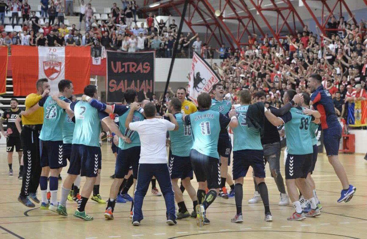 VIDEO+FOTO Surpriză în derby! Steaua câștigă pe terenul lui Dinamo, 27-26, și împinge finala pentru titlu în meci decisiv » Emoții mari cu iranienii lui Dinamo, care au căzut din picioare!