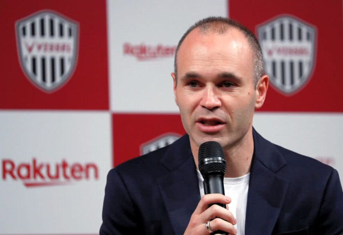 VIDEO+FOTO Oficial! Iniesta, prezentat la Vissel Kobe în fața a 300 de ziariști. ”Am avut multe oferte, dar Japonia e o țară frumoasă, cu o cultură la fel de frumoasă”