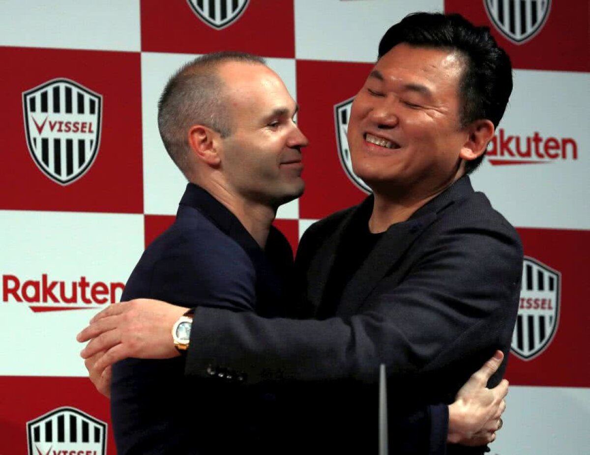 VIDEO+FOTO Oficial! Iniesta, prezentat la Vissel Kobe în fața a 300 de ziariști. ”Am avut multe oferte, dar Japonia e o țară frumoasă, cu o cultură la fel de frumoasă”