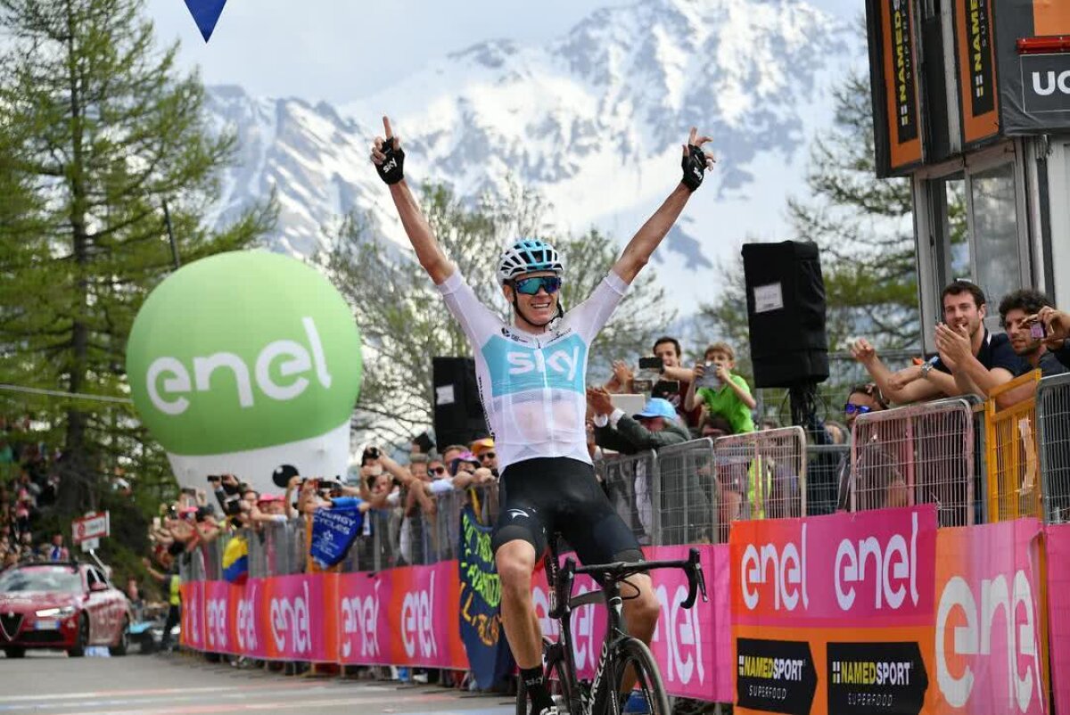 GIRO D'ITALIA. Victoria carierei! Atacul mileniului reușit de Chris Froome spulberă competiția în Turul Italiei, într-o etapă de predat în școlile de ciclism! 