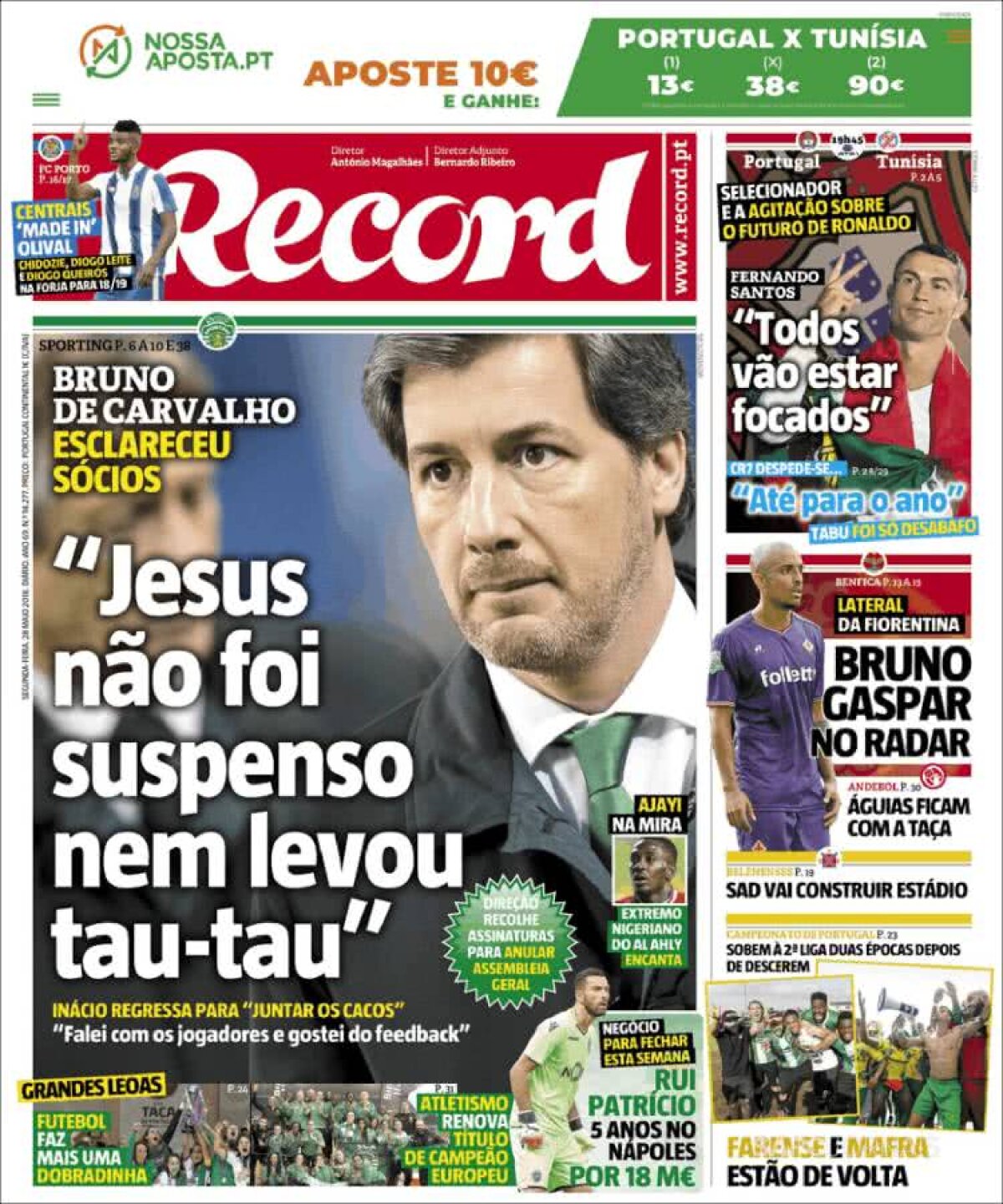 Ce scriu azi ziarele de sport din lume (28 mai 2018)