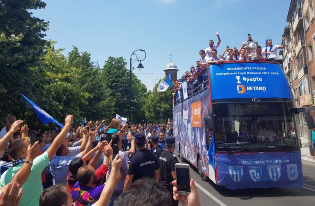 Corespondenţă de la Craiova » VIDEO A început fiesta în Bănie! Nebunie în centrul Craiovei » Ce fac oltenii acum