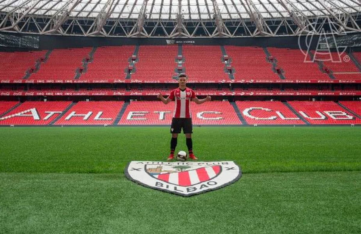 VIDEO + FOTO Cristi Ganea, prezentat oficial la Athletic Bilbao: "Mi s-a îndeplinit visul" » Ce spune despre Spania și echipă