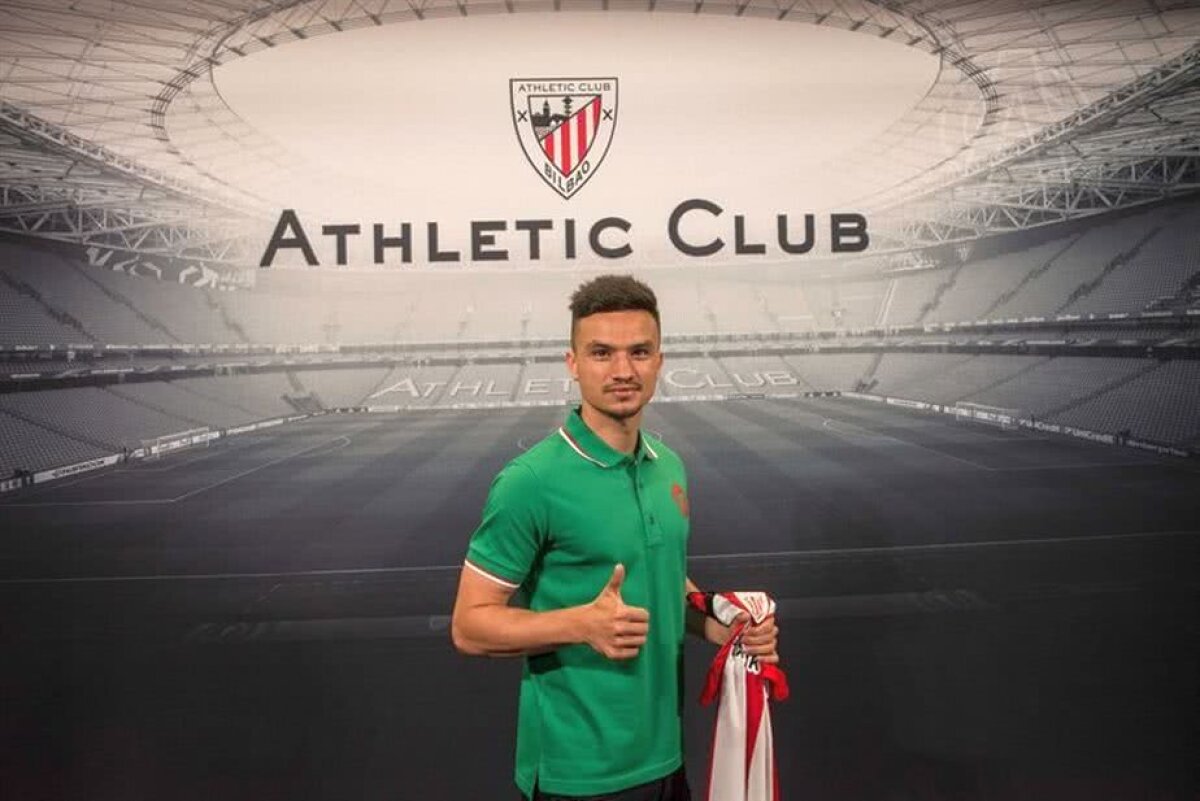 VIDEO + FOTO Cristi Ganea, prezentat oficial la Athletic Bilbao: "Mi s-a îndeplinit visul" » Ce spune despre Spania și echipă