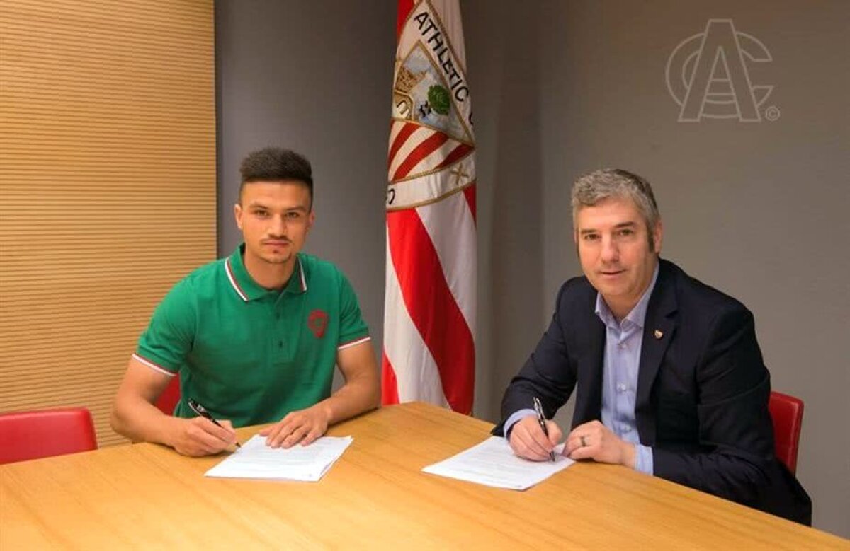 VIDEO + FOTO Cristi Ganea, prezentat oficial la Athletic Bilbao: "Mi s-a îndeplinit visul" » Ce spune despre Spania și echipă