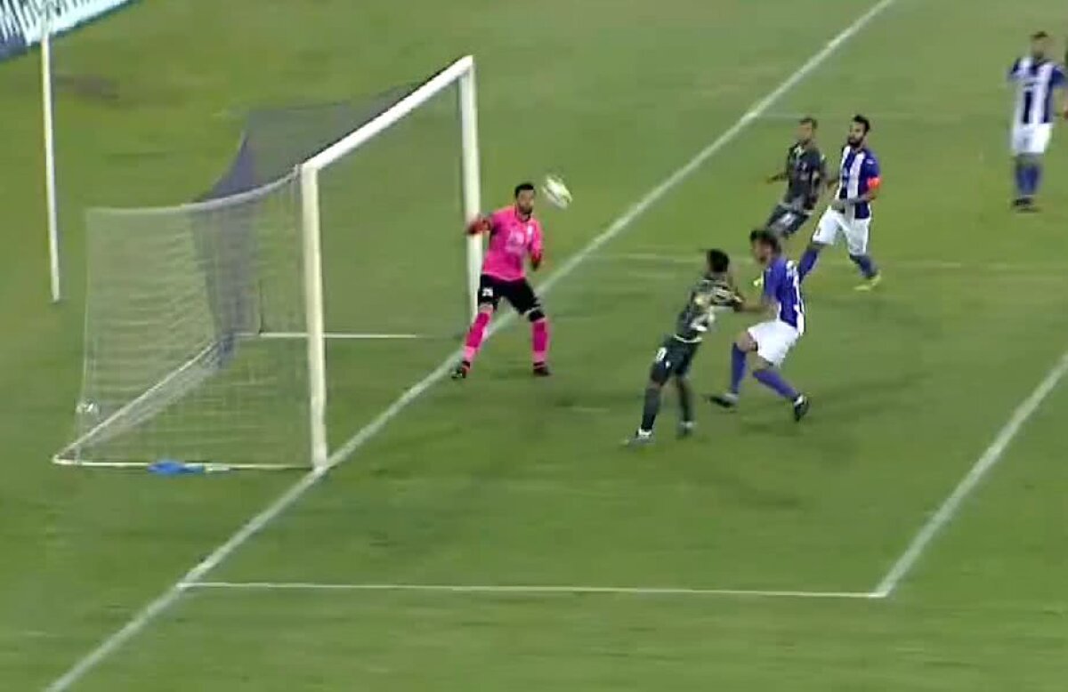 FOTO Ratarea etapei în Liga 1! Salomao n-a marcat, singur, cu toată poarta în față, din 3 metri 