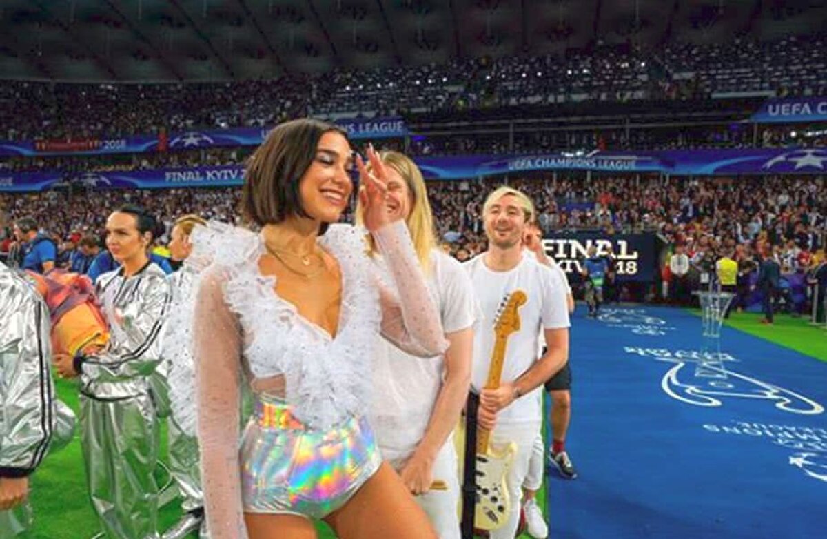 GALERIE FOTO A făcut show la finala Champions League și i-a luat mințile unui star de la Real » Cu ce jucător și-a petrecut noaptea Dua Lipa