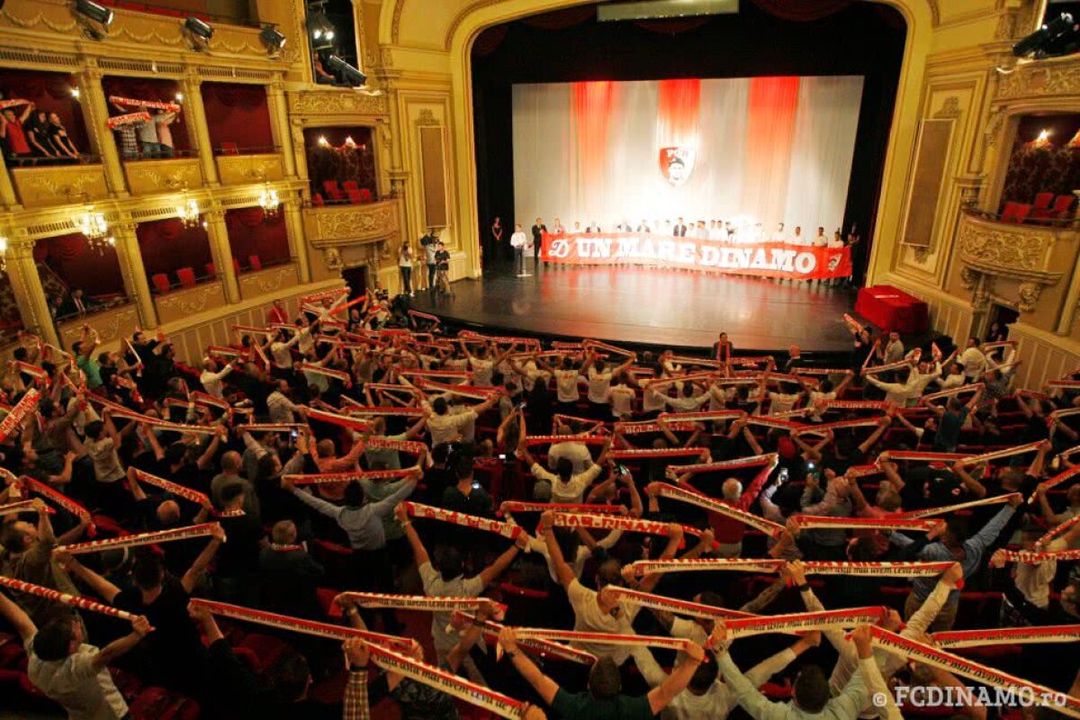 VIDEO + FOTO Dinamo și-a lansat proiectul socios "Doar Dinamo București", în aceeași seară în care Clubul Sportiv a aniversat 70 de ani » Fanii au umplut Opera și au scandat trivialități la adresa FCSB-ului