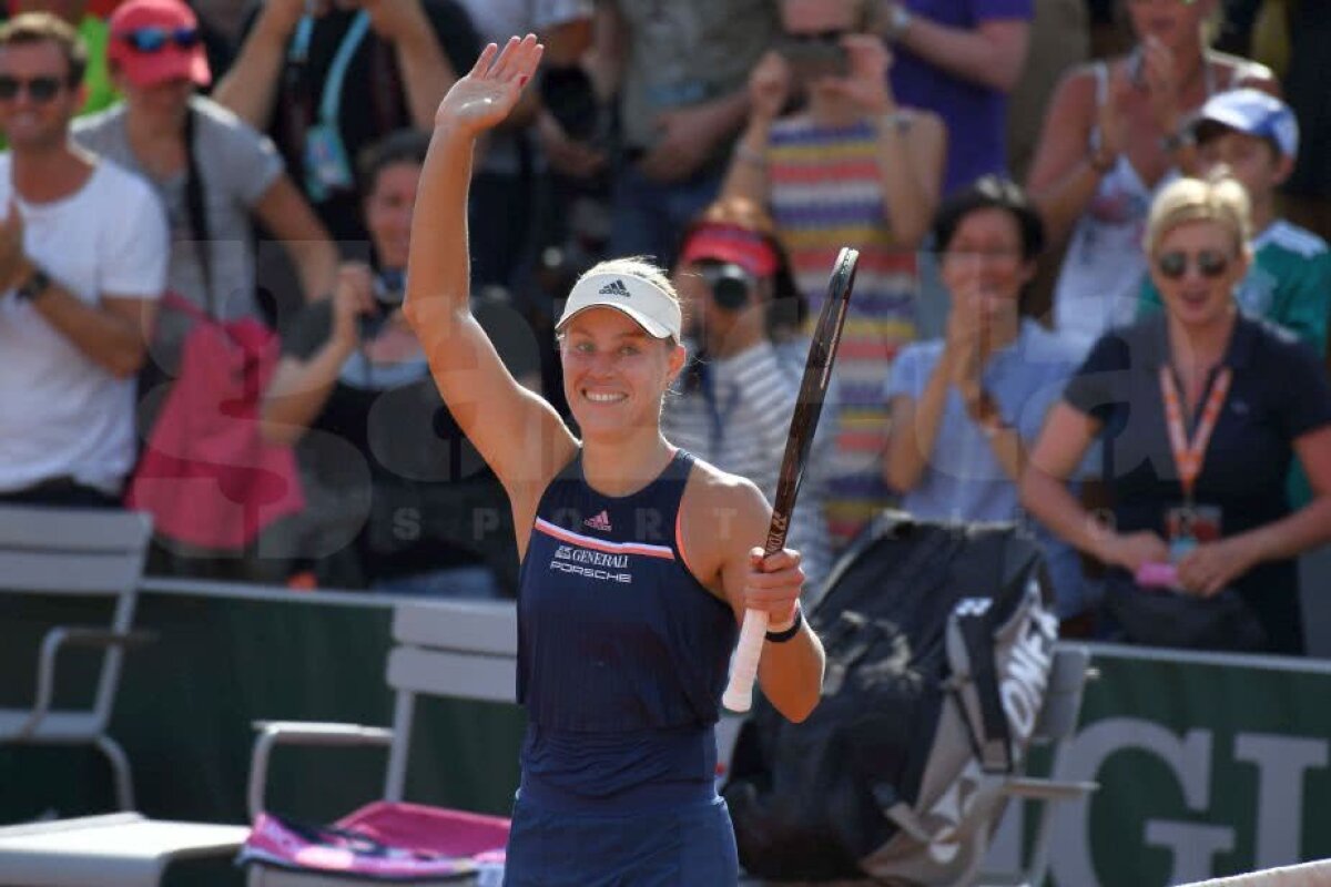 FOTO Kerber nu i-a dat nicio șansă Anei Bogdan! Victorie clară a nemțoaicei în turul 2 la Roland Garros