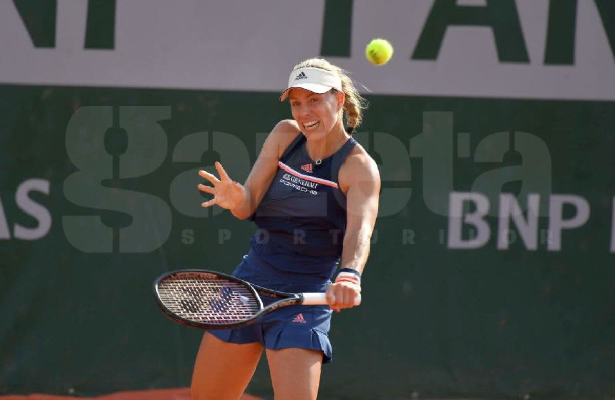 FOTO Kerber nu i-a dat nicio șansă Anei Bogdan! Victorie clară a nemțoaicei în turul 2 la Roland Garros