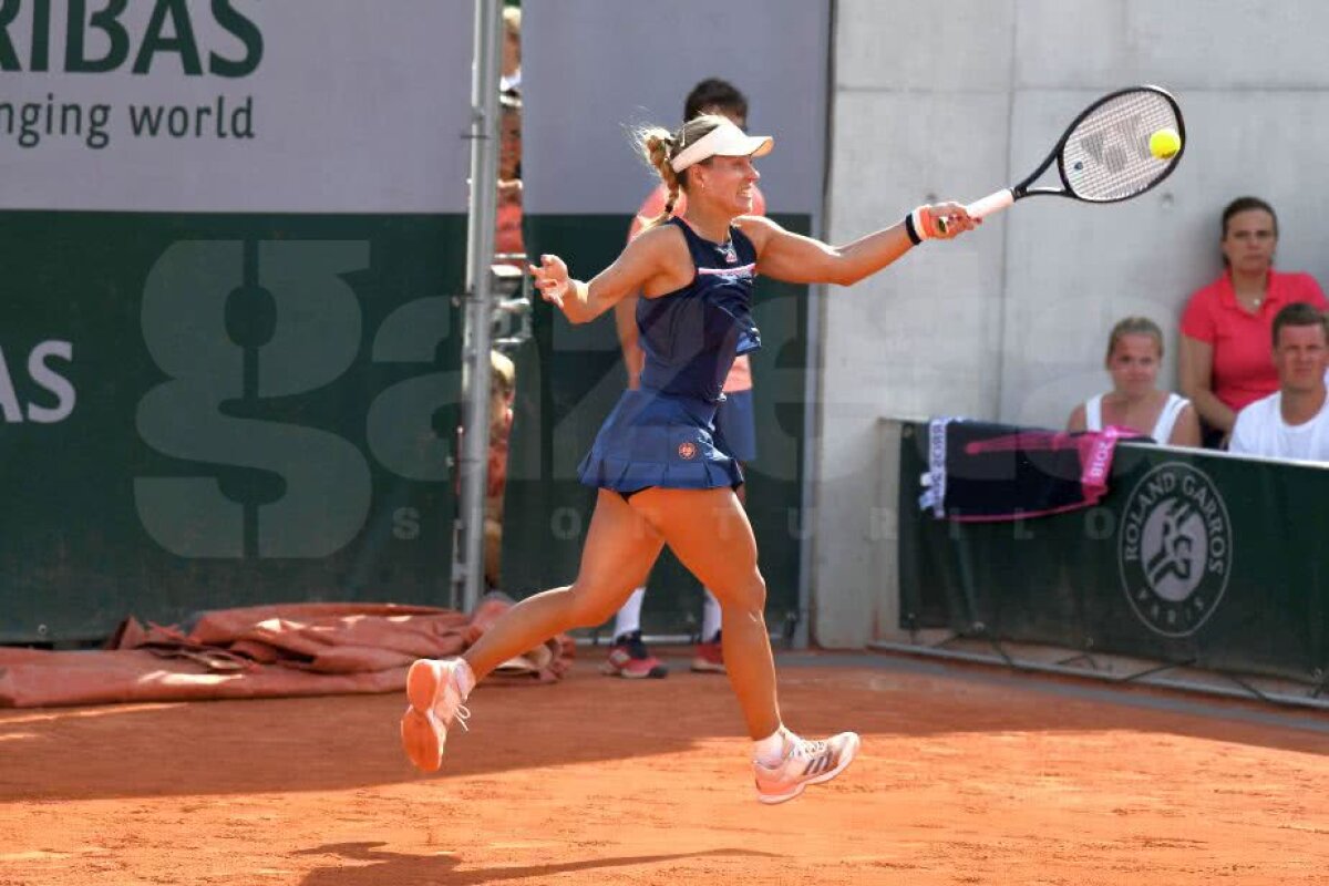 FOTO Kerber nu i-a dat nicio șansă Anei Bogdan! Victorie clară a nemțoaicei în turul 2 la Roland Garros