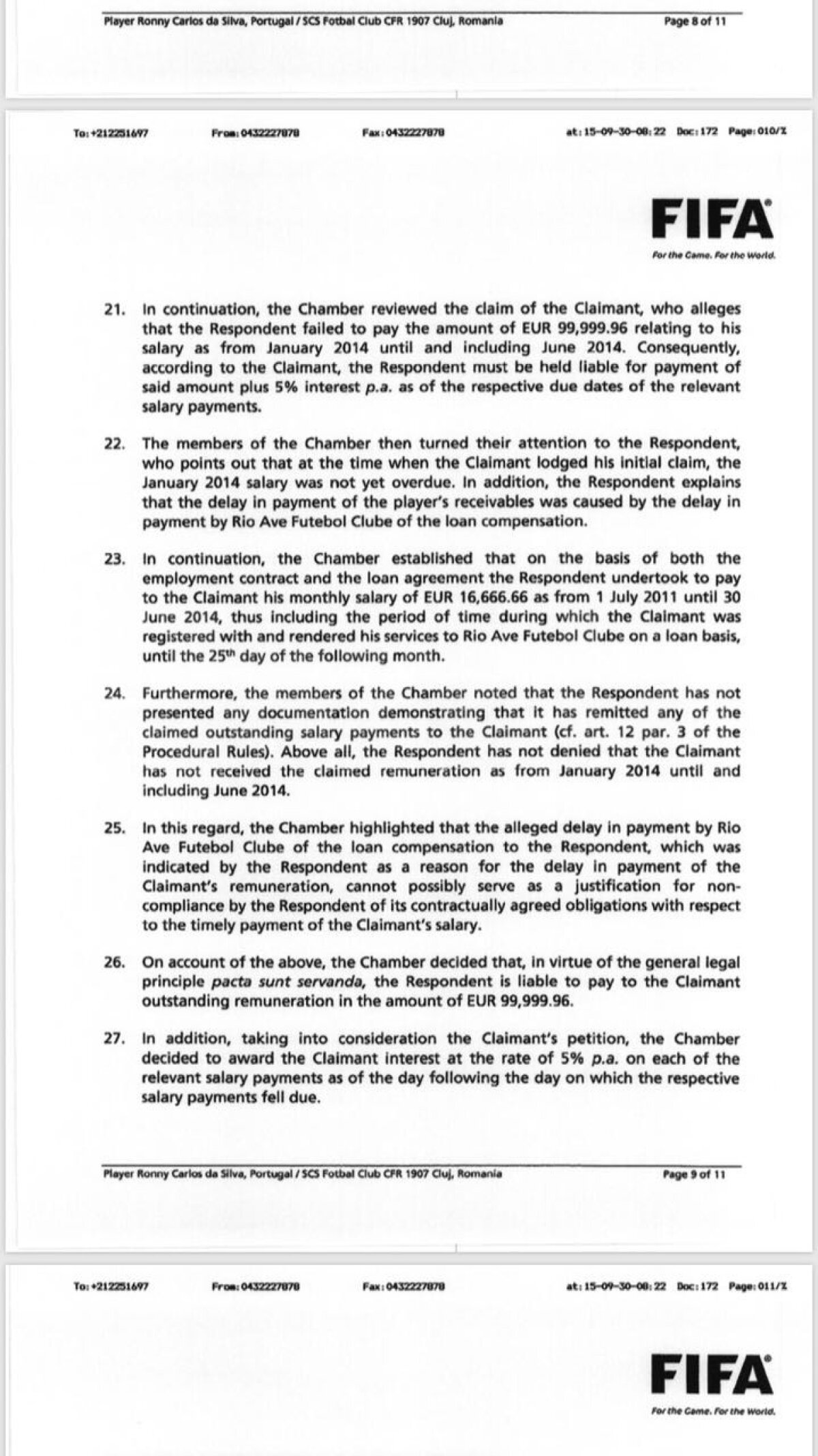 EXCLUSIV CFR Cluj riscă să nu poată juca în Europa! » "Am înștiințat FIFA. Sunt trist"