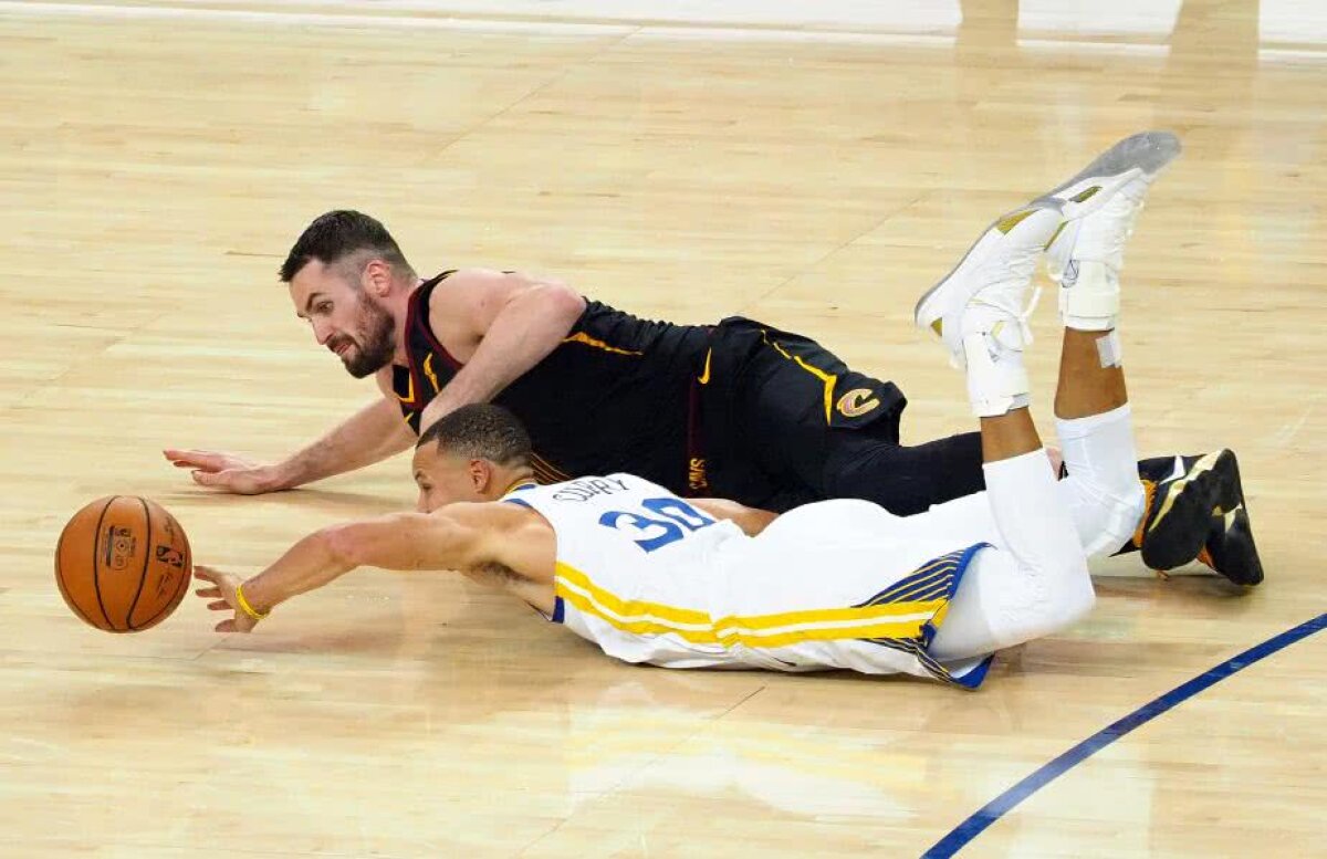 VIDEO Golden State vs. Cleveland Cavaliers 1-0 » Campioana câștigă în prelungiri primul duel al finalei NBA! LeBron James scapă victoria printre degete după o gafă colosală