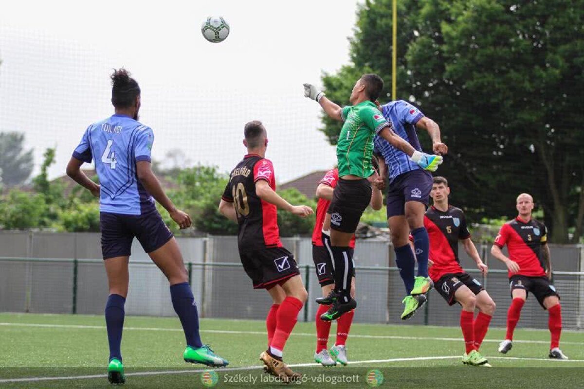 Victorie pentru naționala Ținutului Secuiesc la CM de la Londra! Echipa antrenată de Robert Ilyeș învins clar Tuvalu, 4-0