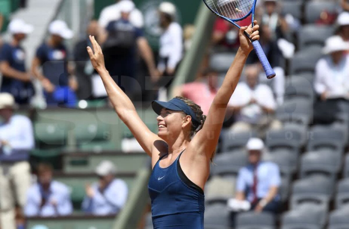 ROLAND GARROS // Maria Sharapova, victorie uluitoare la Roland Garros! A spulberat-o pe favorita #6 și poate juca împotriva Serenei Williams