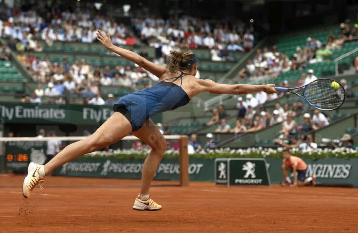 ROLAND GARROS // Maria Sharapova, victorie uluitoare la Roland Garros! A spulberat-o pe favorita #6 și poate juca împotriva Serenei Williams