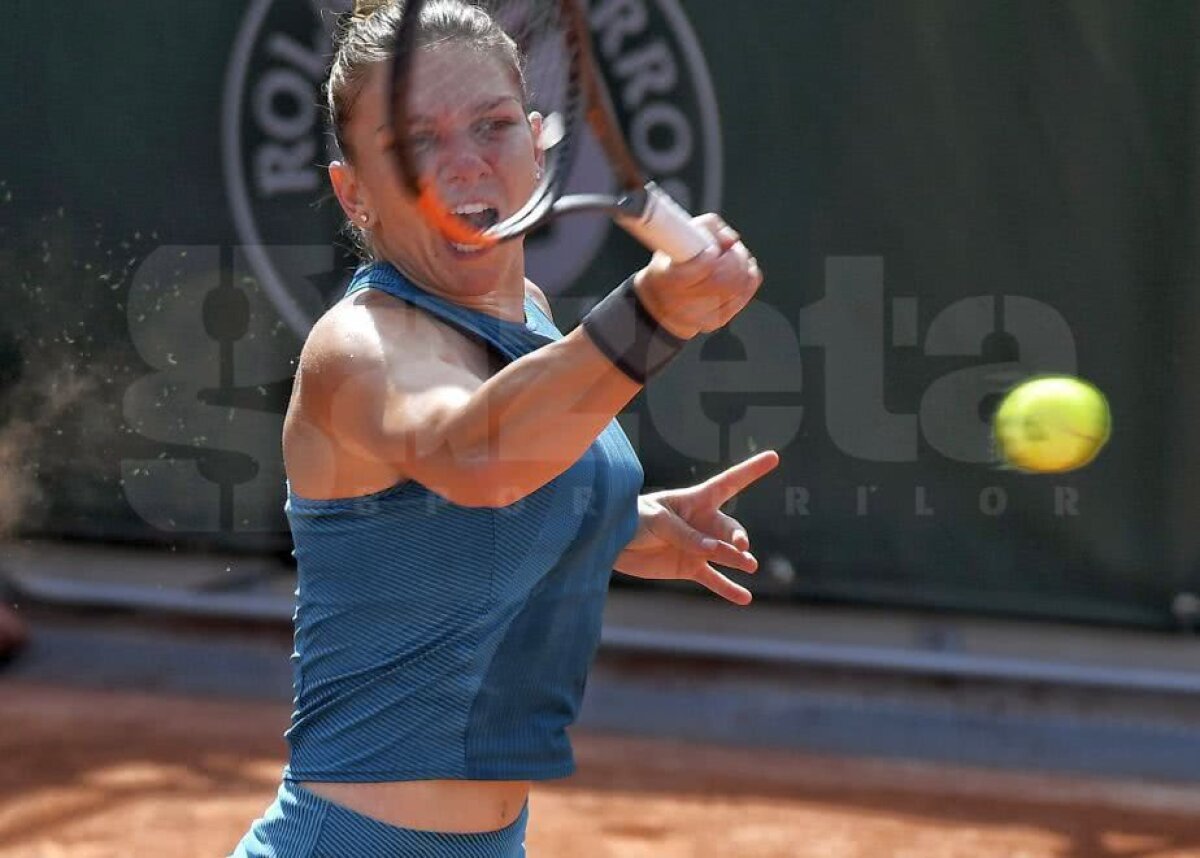 FOTO Simona Halep o surclasează pe Andrea Petkovic și se califică în optimi la Roland Garros » Își cunoaște deja următoarea adversară