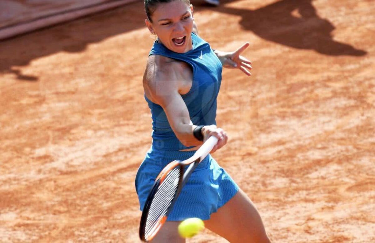 FOTO Simona Halep o surclasează pe Andrea Petkovic și se califică în optimi la Roland Garros » Își cunoaște deja următoarea adversară