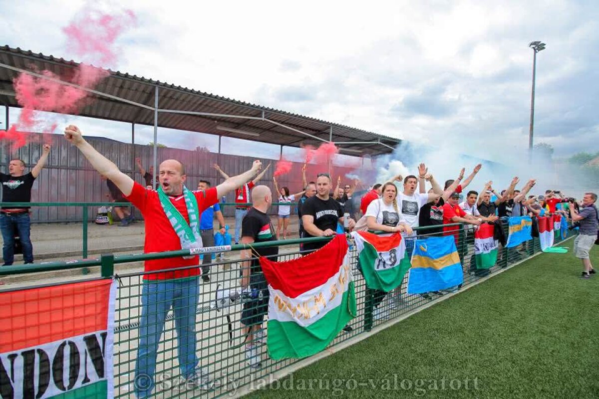 GALERIE FOTO Un fost selecționer al României, alături de echipa Ținutului Secuiesc la Mondialul "naționalelor" neafiliate FIFA