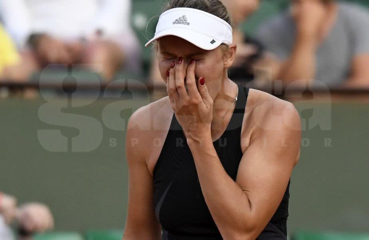 ROLAND GARROS // Caroline Wozniacki, OUT de la Roland Garros! A pierdut cu noua senzație a tenisului
