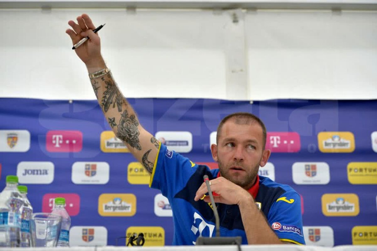 GALERIE FOTO Imagini de la ultimul antrenament al naționalei + 10 poze cu Bogdan Lobonț din ultima sa conferință de presă ca jucător