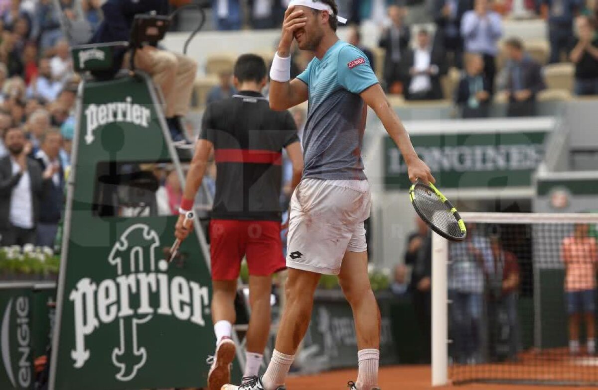 ROLAND GARROS // GALERIE FOTO De la suspendare pentru trucare de meciuri, la victorie cu Djokovic » Declarațiile emoționante ale lui Cecchinato după calificarea în semifinale: "A meritat toată munca"