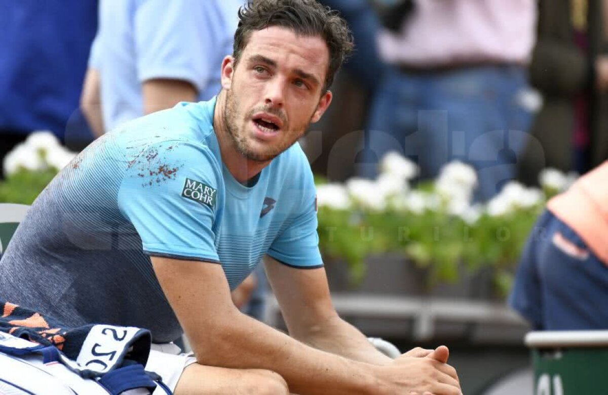 ROLAND GARROS // GALERIE FOTO De la suspendare pentru trucare de meciuri, la victorie cu Djokovic » Declarațiile emoționante ale lui Cecchinato după calificarea în semifinale: "A meritat toată munca"