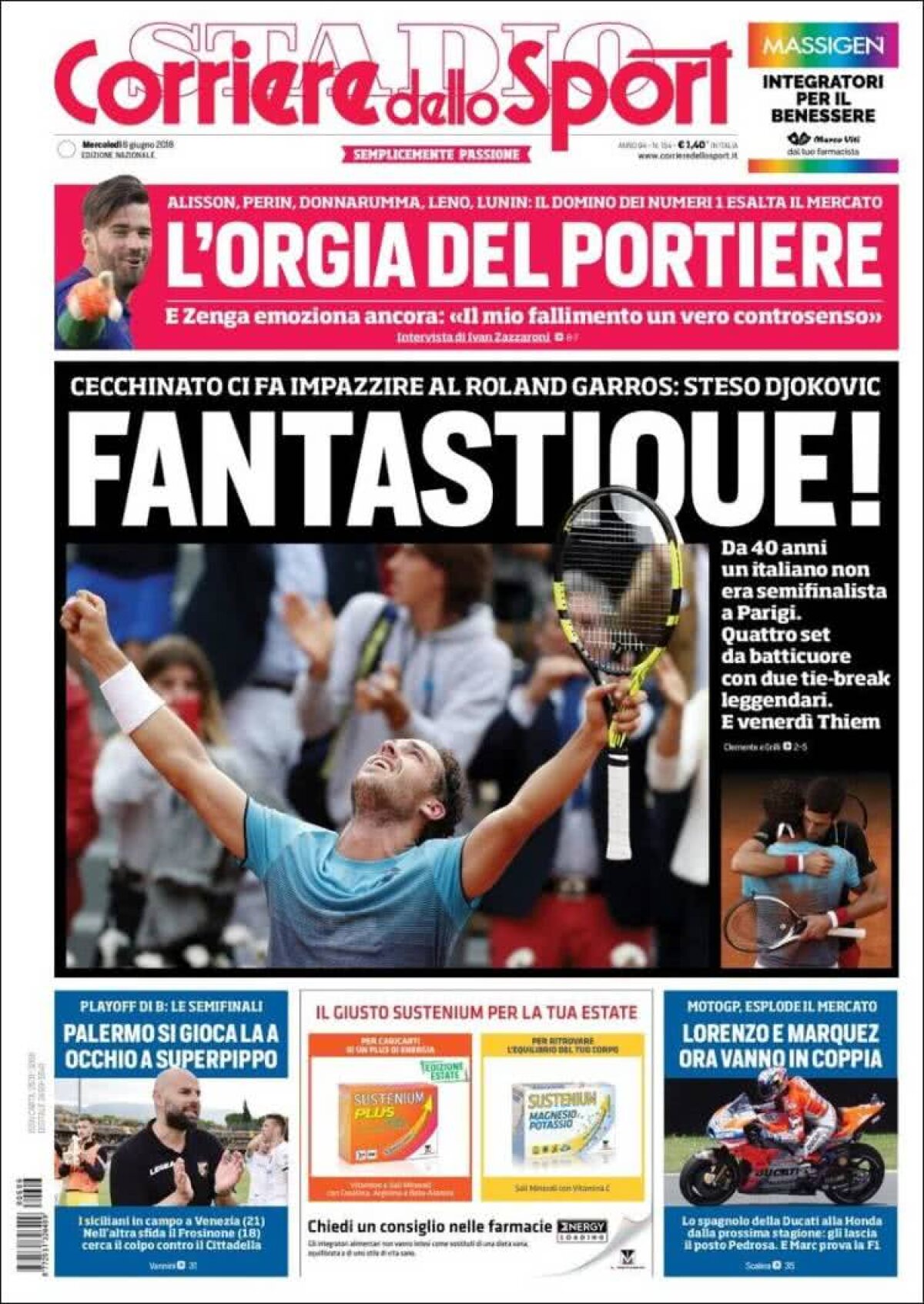 Ce scriu azi ziarele de sport din lume (6 iunie 2018)