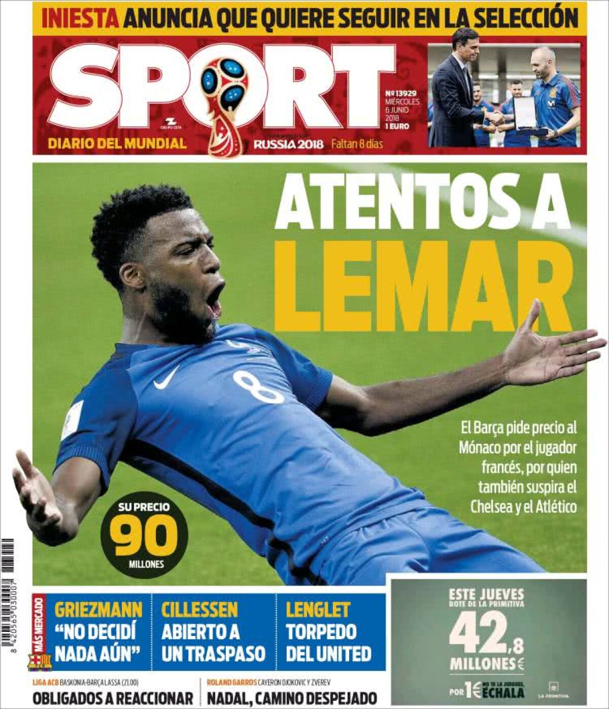 Ce scriu azi ziarele de sport din lume (6 iunie 2018)