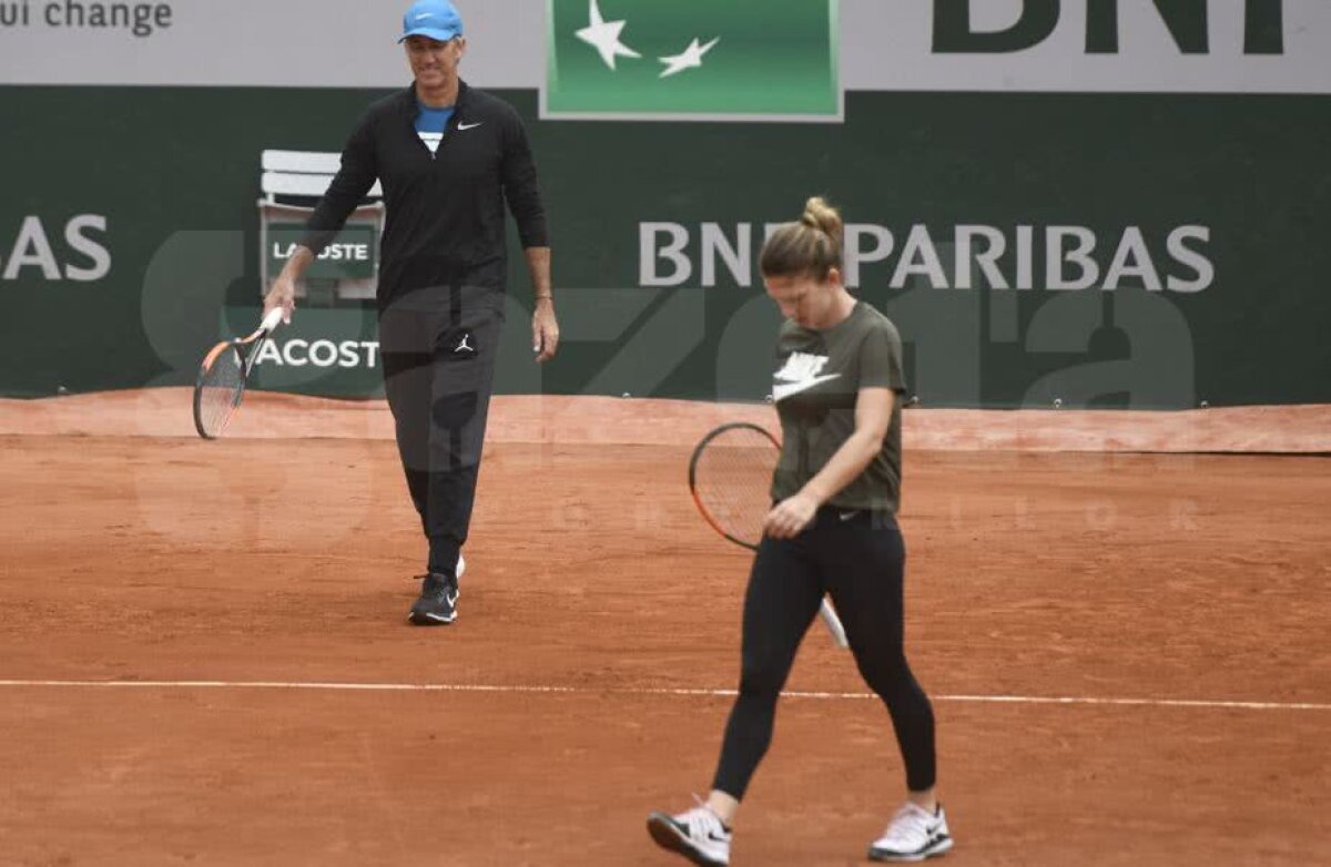SIMONA HALEP - ANGELIQUE KERBER // GALERIE FOTO Decizie tactică de ultimă oră » Ce a făcut Simona Halep înainte de sfertul de Roland Garros