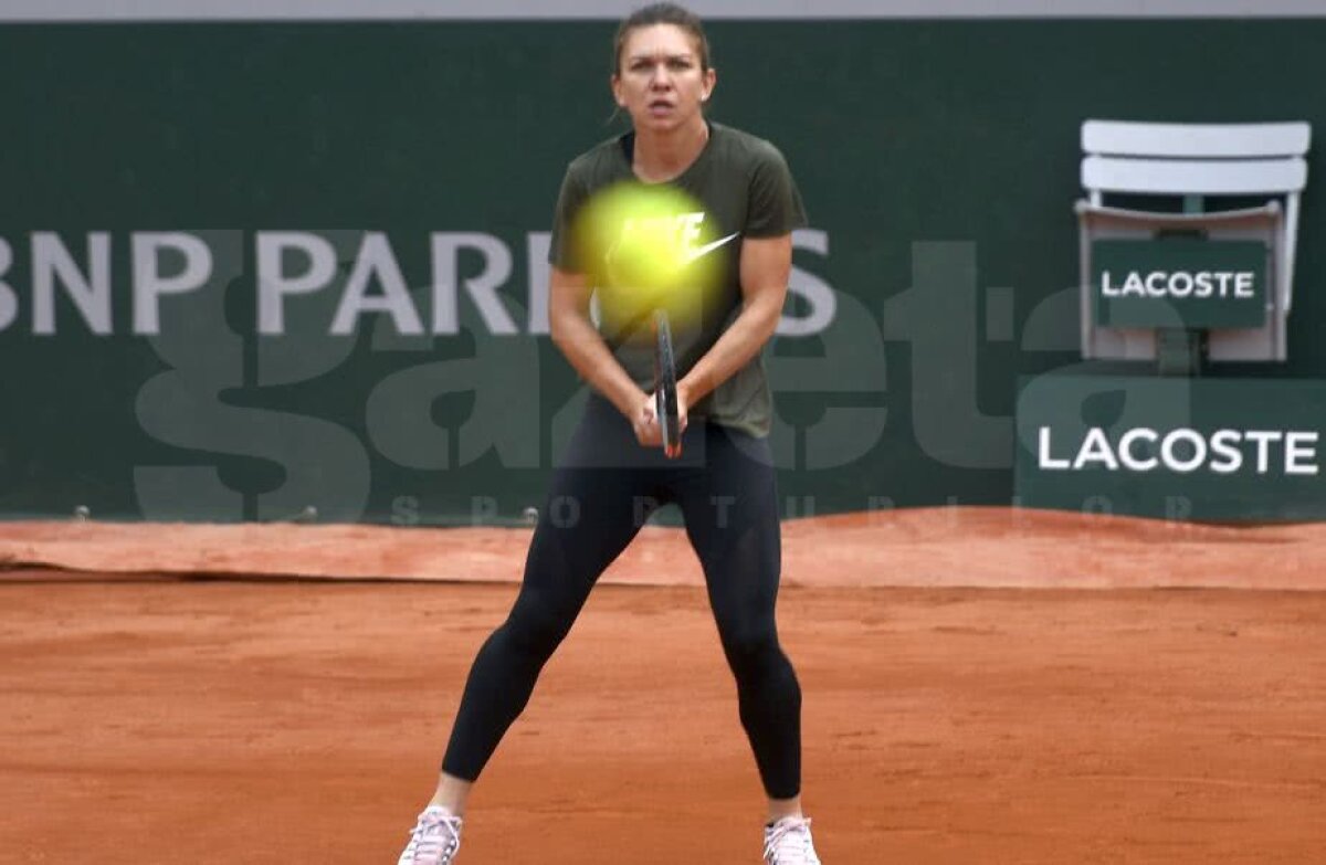 SIMONA HALEP - ANGELIQUE KERBER // GALERIE FOTO Decizie tactică de ultimă oră » Ce a făcut Simona Halep înainte de sfertul de Roland Garros