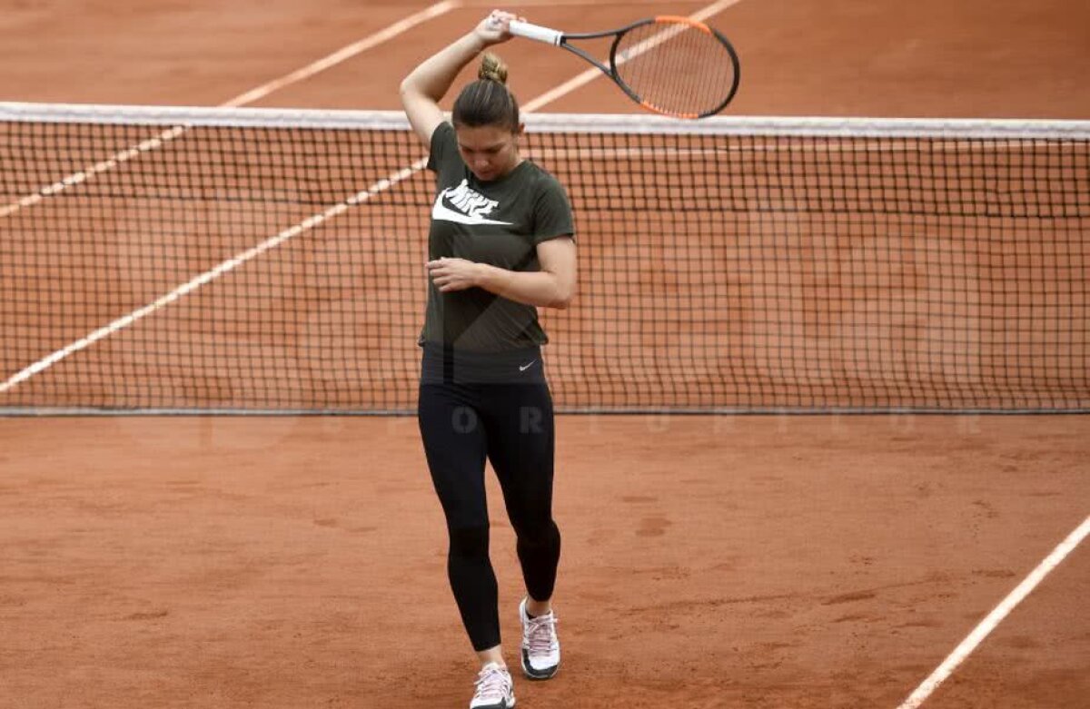 SIMONA HALEP - ANGELIQUE KERBER // GALERIE FOTO Decizie tactică de ultimă oră » Ce a făcut Simona Halep înainte de sfertul de Roland Garros