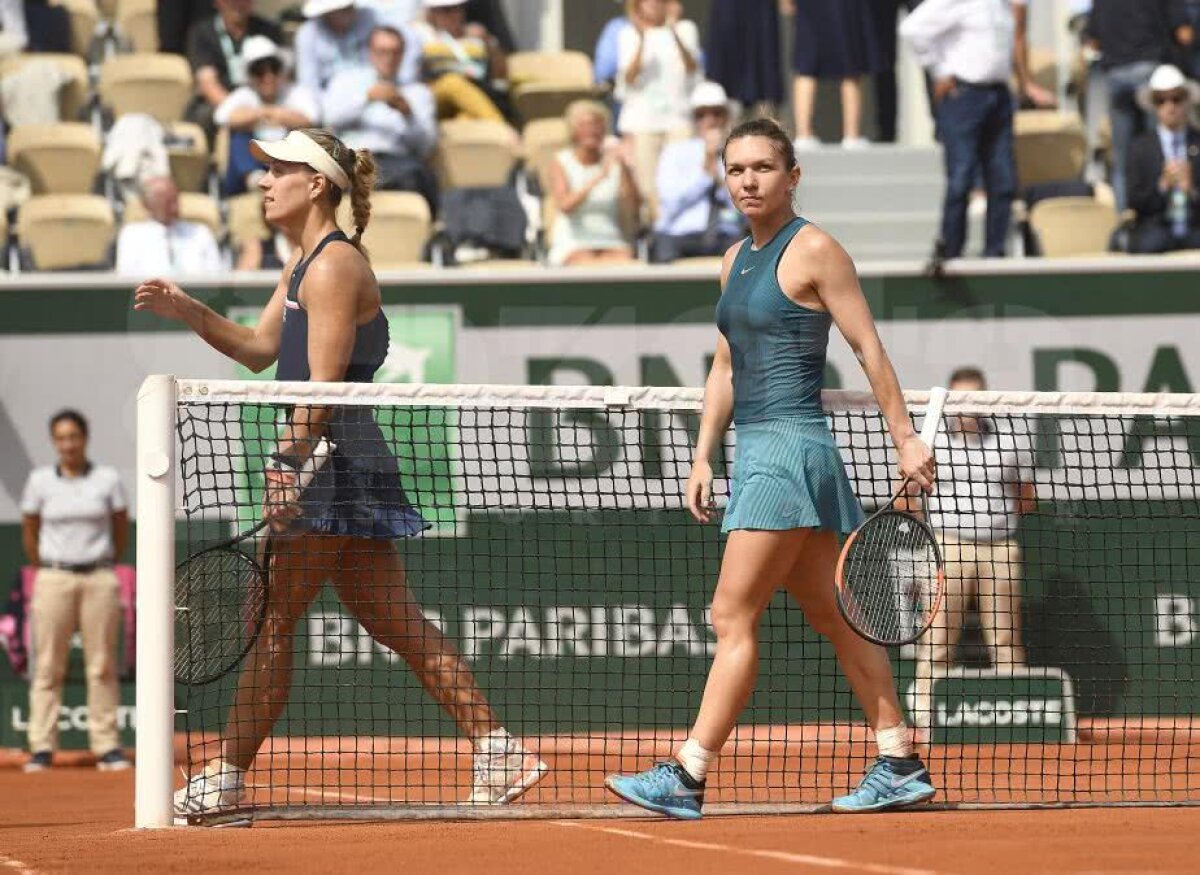 VIDEO + FOTO IMPERIALĂ! Halep e în semifinalele Roland Garros, după o prestație de mare clasă în fața lui Kerber! Duel cu Muguruza pentru finală și locul 1 WTA