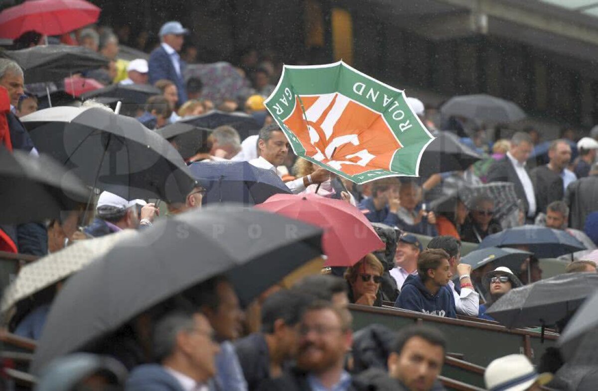 ROLAND GARROS // Rafael Nadal, salvat de ploaie în meciul din sferturi » Spaniolul a trecut prin momente extrem de complicate