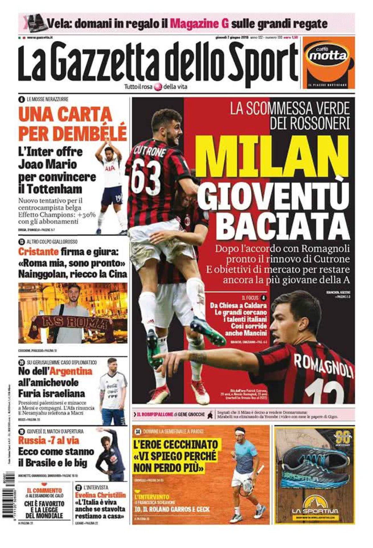 Ce scriu azi ziarele de sport din lume (7 iunie 2018)