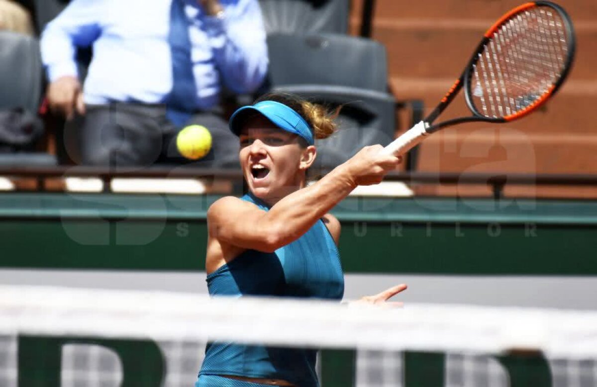 Simona Halep o surclasează pe Garbine Muguruza și e în a treia finală de Roland Garros din carieră! VICTORIE imensă: își păstrează și numărul 1 mondial!