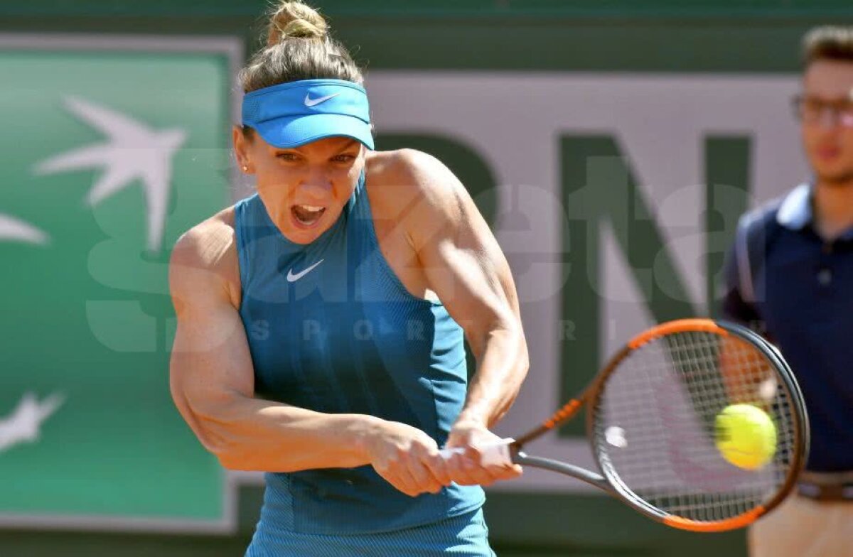 Simona Halep o surclasează pe Garbine Muguruza și e în a treia finală de Roland Garros din carieră! VICTORIE imensă: își păstrează și numărul 1 mondial!