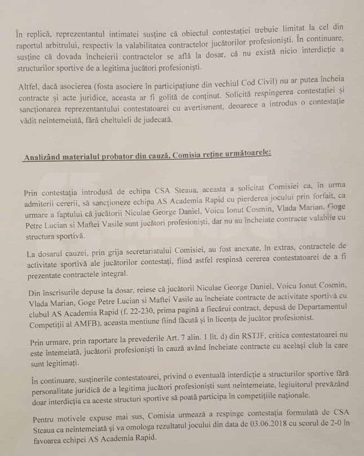 EXCLUSIV Avem documentele din litigiul CSA Steaua - Academia Rapid! Reacție furibundă a lui Talpan: "Am grijă ca AMFB și FRF să fie celebre!"