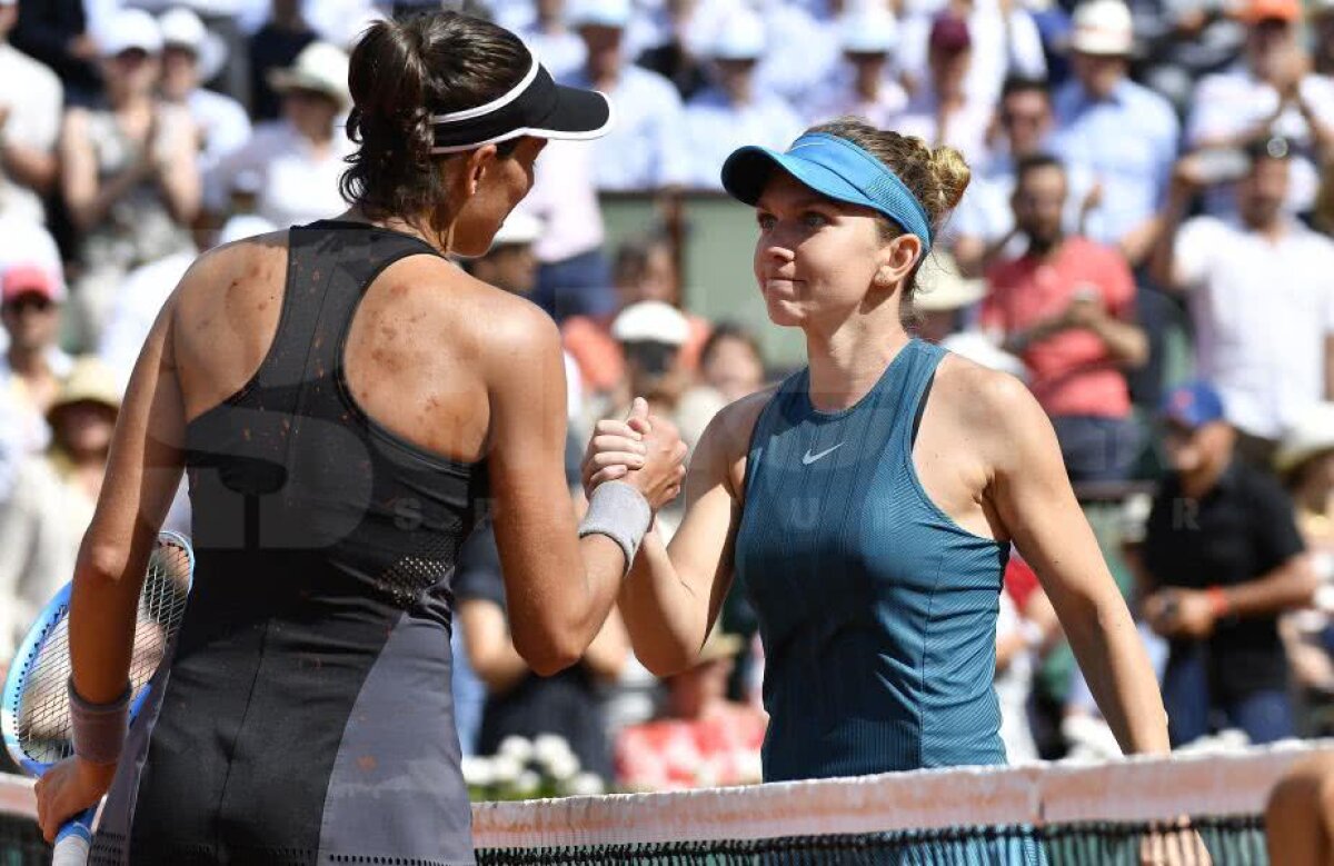 Simona Halep o surclasează pe Garbine Muguruza și e în a treia finală de Roland Garros din carieră! VICTORIE imensă: își păstrează și numărul 1 mondial!