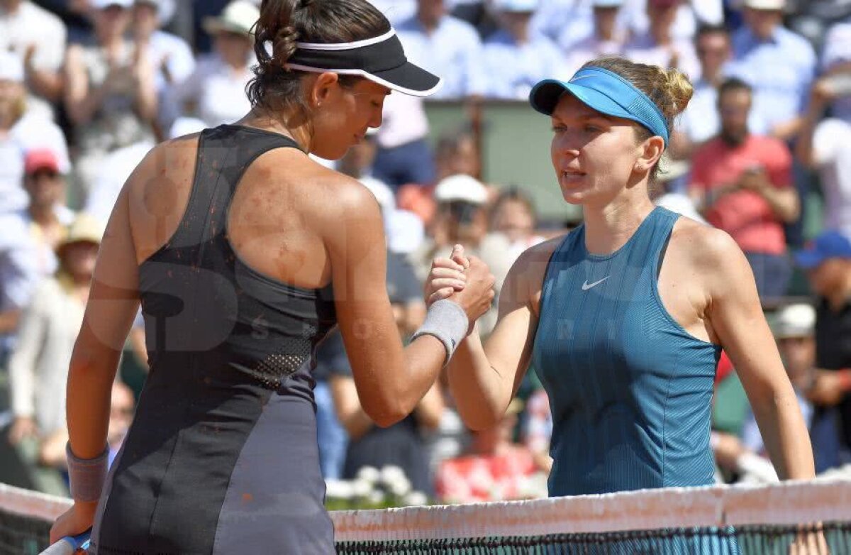 Simona Halep o surclasează pe Garbine Muguruza și e în a treia finală de Roland Garros din carieră! VICTORIE imensă: își păstrează și numărul 1 mondial!