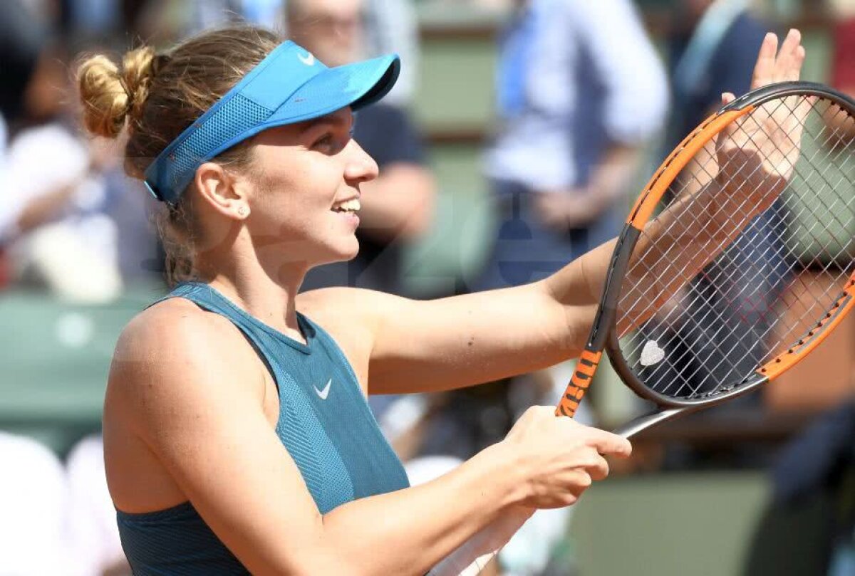 Simona Halep o surclasează pe Garbine Muguruza și e în a treia finală de Roland Garros din carieră! VICTORIE imensă: își păstrează și numărul 1 mondial!