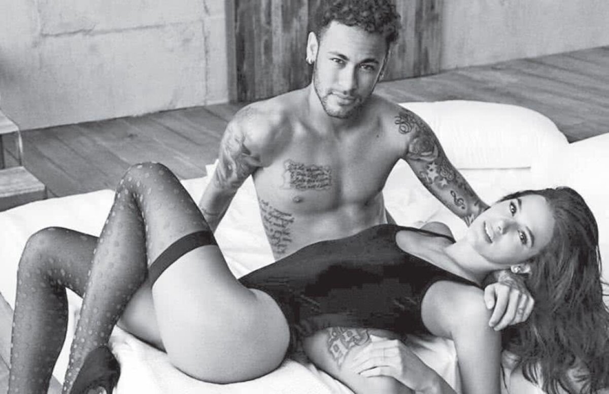 FOTO Sexy Bruna și sexy Neymar » Imagine incendiară postată de fotbalist: apare complet nud
