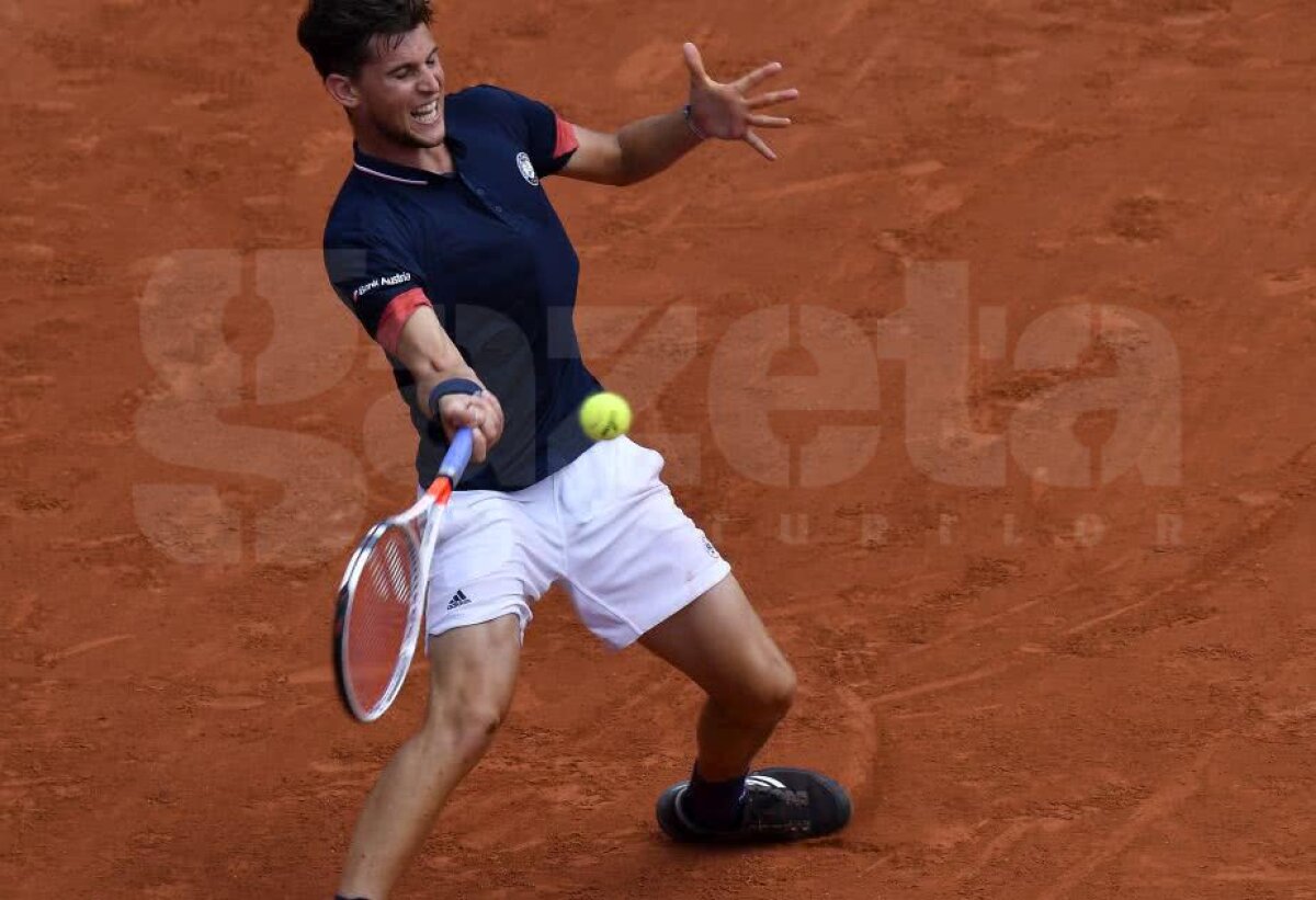 GALERIE FOTO Începe DOMInația? Thiem îi oprește parcursul de vis lui Cecchinato și se califică în prima finală de Mare Șlem a carierei