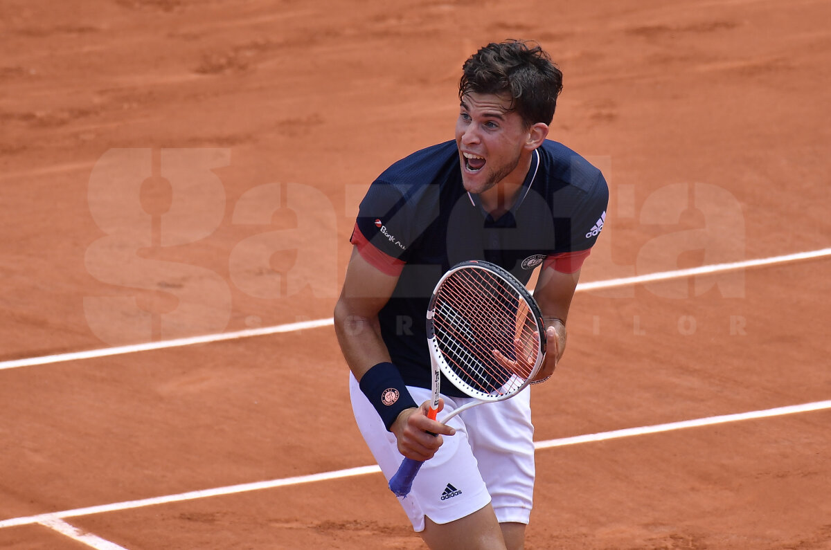 GALERIE FOTO Începe DOMInația? Thiem îi oprește parcursul de vis lui Cecchinato și se califică în prima finală de Mare Șlem a carierei