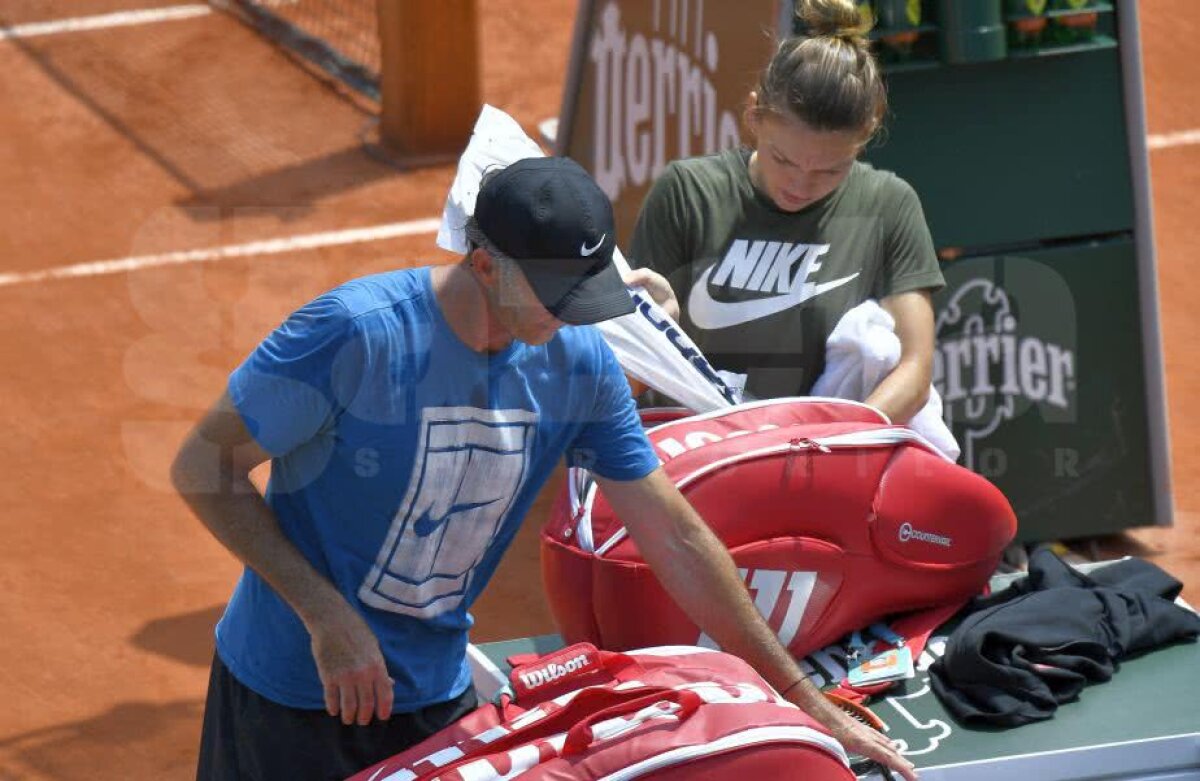 CORESPONDENȚĂ DE LA PARIS // Imagini de la ultimul antrenament al Simonei Halep înaintea finalei cu Sloane Stephens